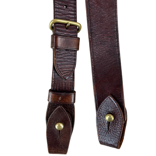 British Army Oxblood Leather Sam Browne Belt Shoulder Strap - L37
