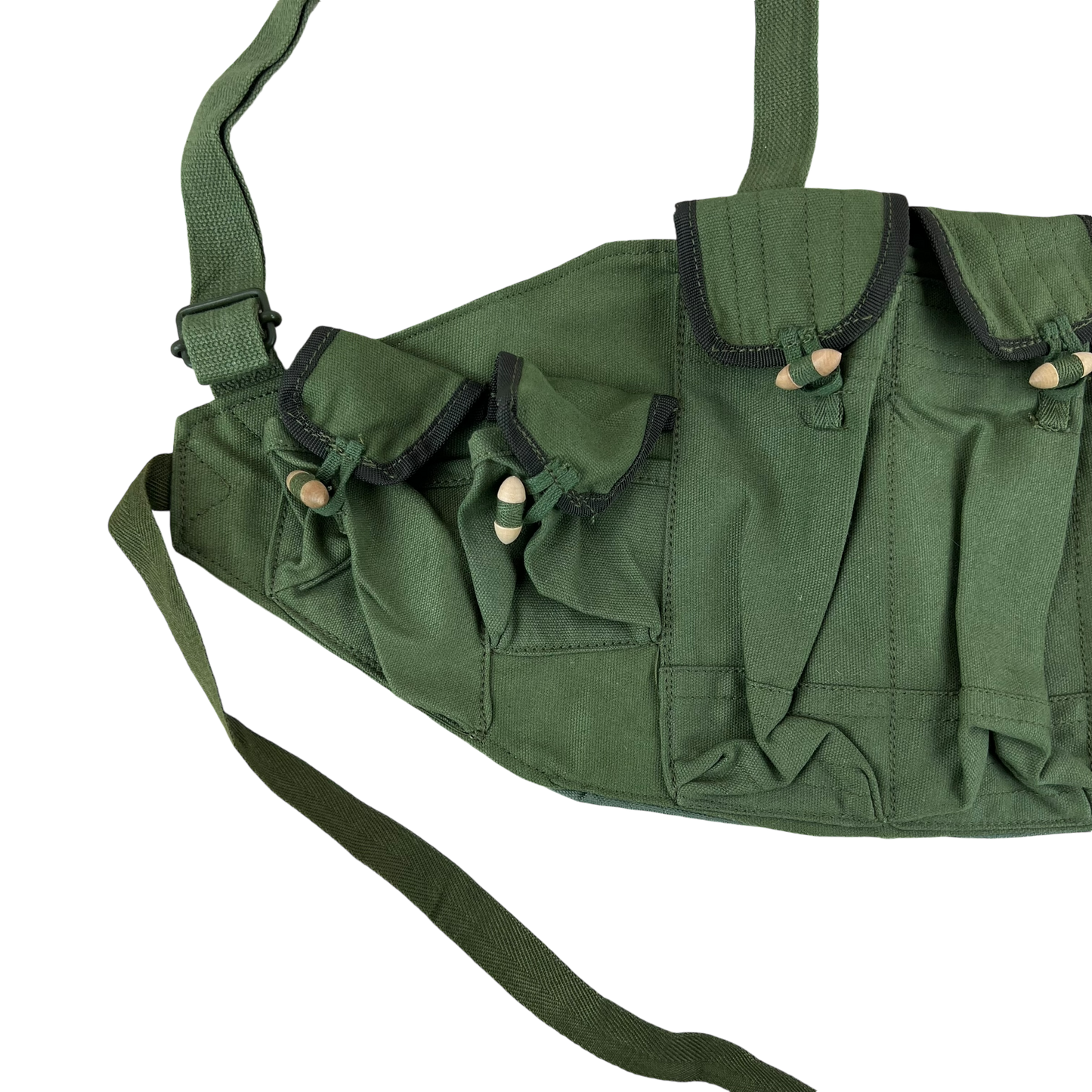 Chinese Army PLA Type 81 AK Bandolier Olive Green Nam Era Chest Rig #2