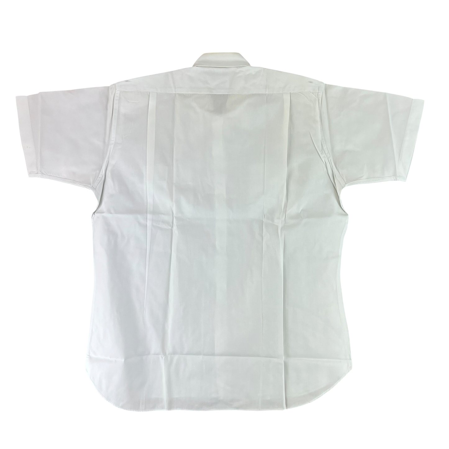British Merchant Navy 50s Officer's Tropical Short Sleeve Shirt - Large
