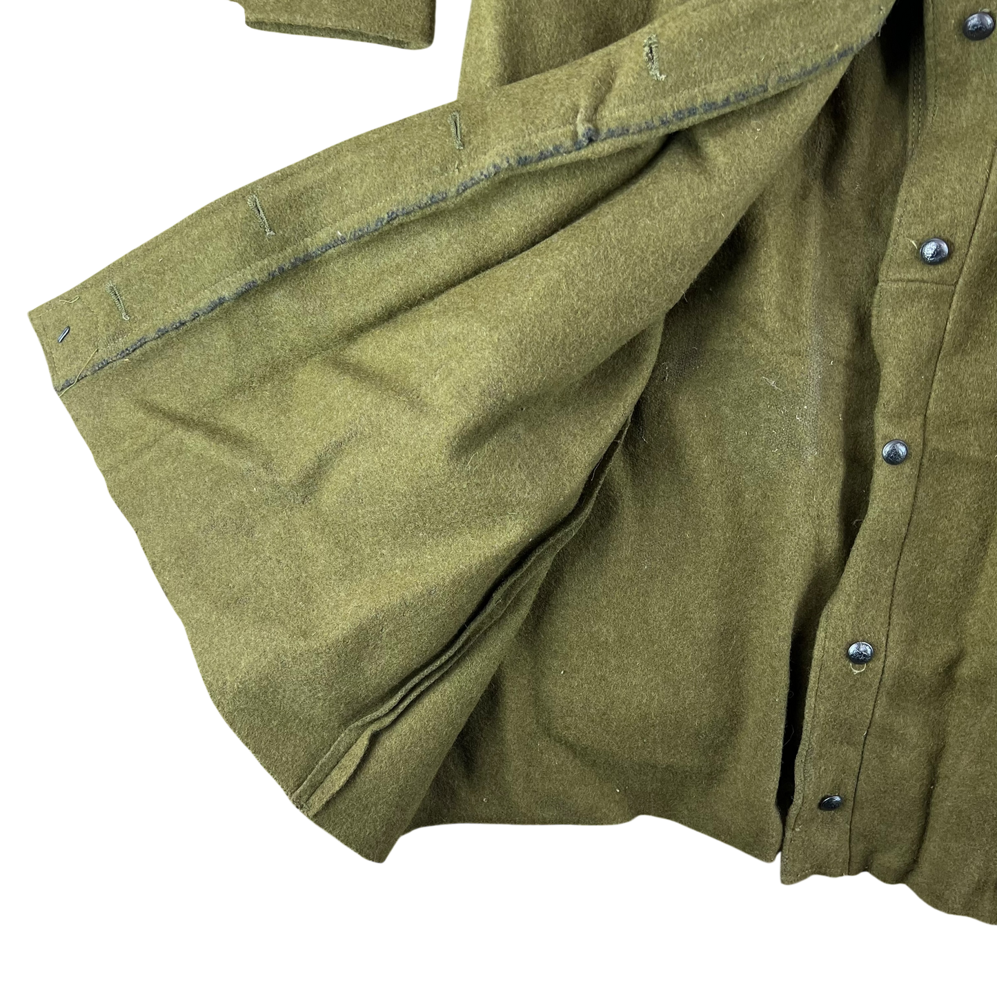 Romanian People's Army Khaki Wool Greatcoat - Medium