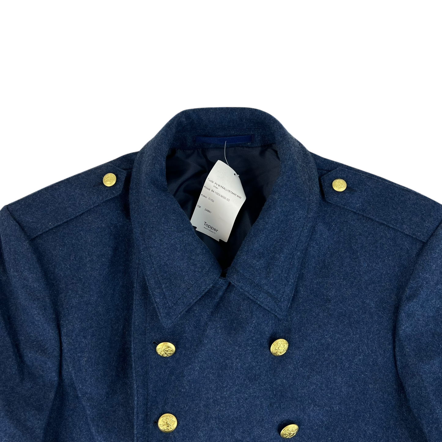 Finnish Air Force M83 Wool Blend Greatcoat - Large