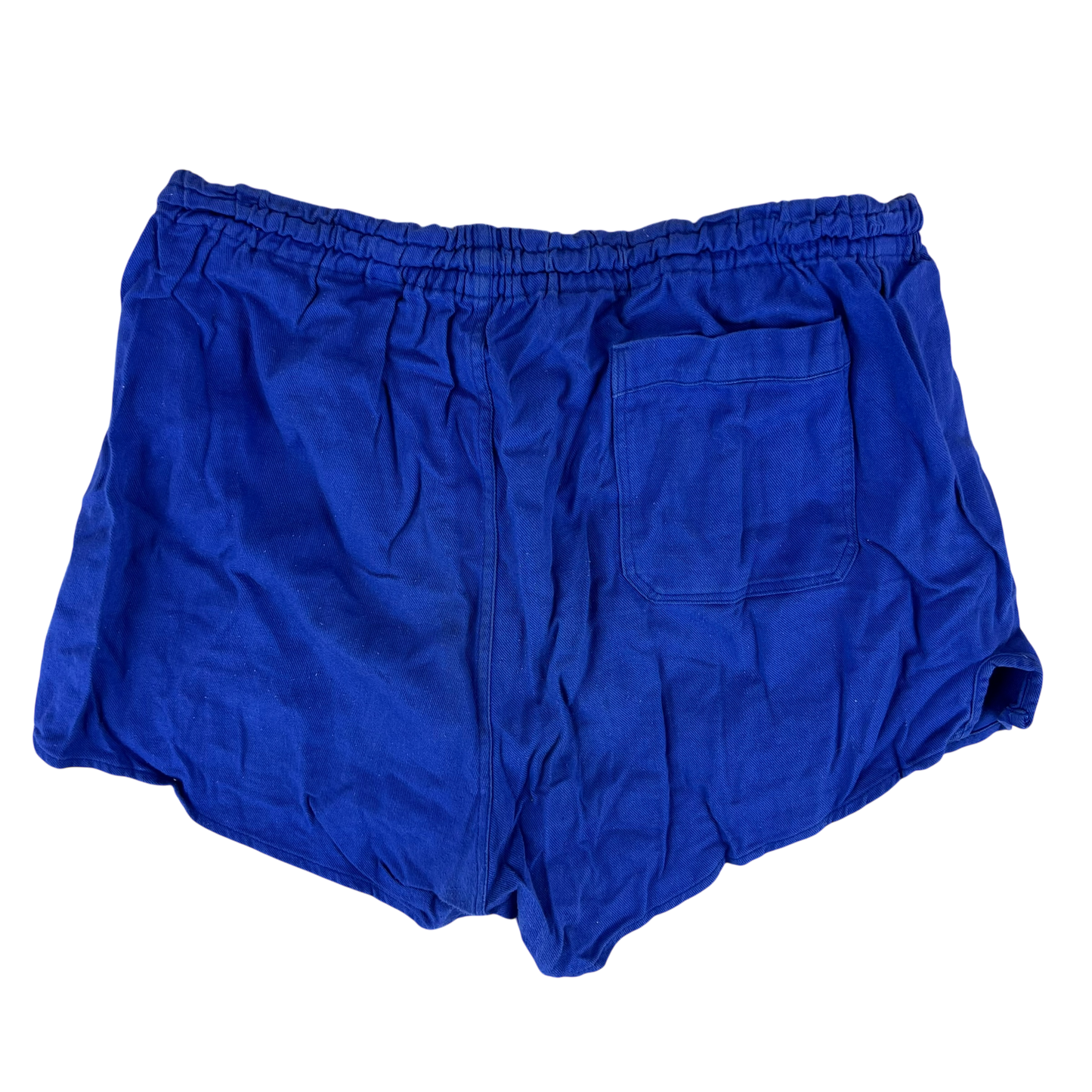 West German Army Cotton PTI Blue Swim Shorts - X Small