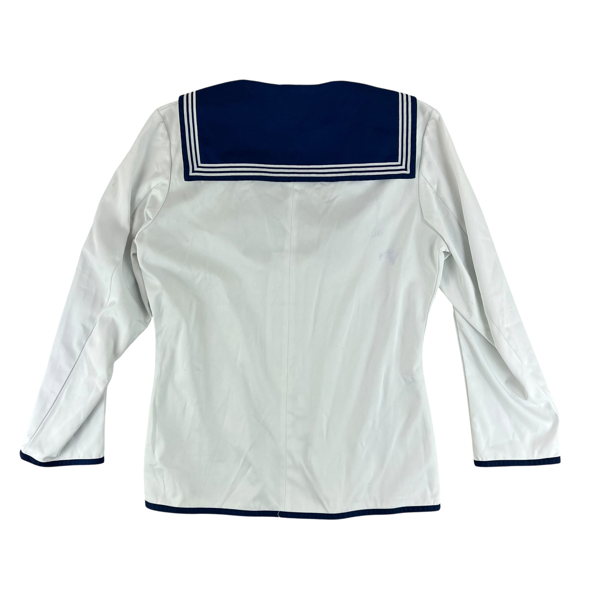 British Royal Navy Class II White Jumper Sailor's Top - Large 182/104