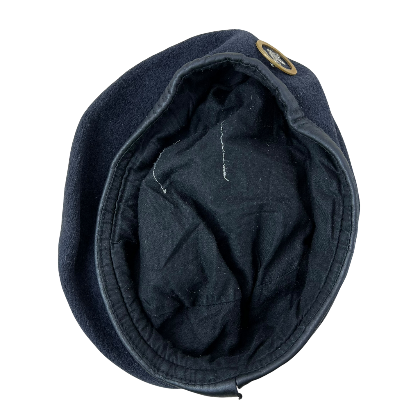 British Royal Navy Rating Beret w/ Badge - Small Medium