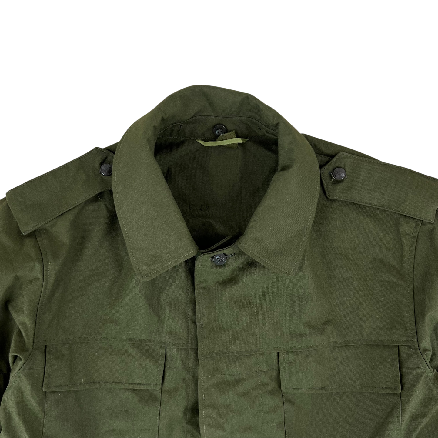 Czechoslovak Army M85 Field Parka w/ Belt Olive Green - X Large
