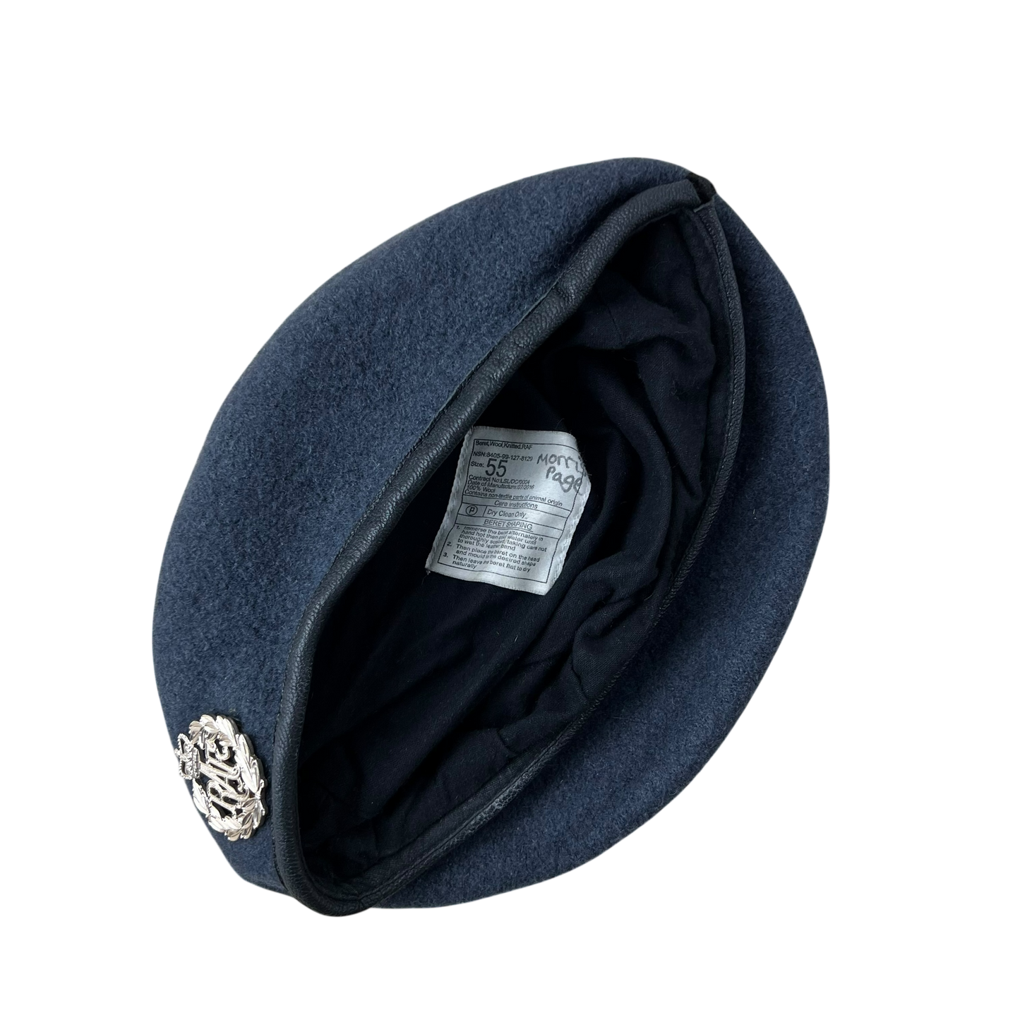 British RAF Beret w/ Badge - Small 55cm