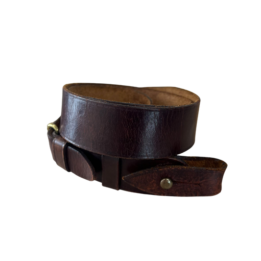 British Army Oxblood Leather Sam Browne Belt Shoulder Strap - L37