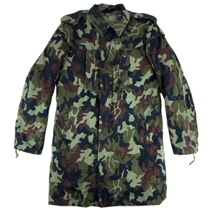 Romanian Army M1990 Leaf Pattern Cold Weather Field Jacket w/ Liner - Medium