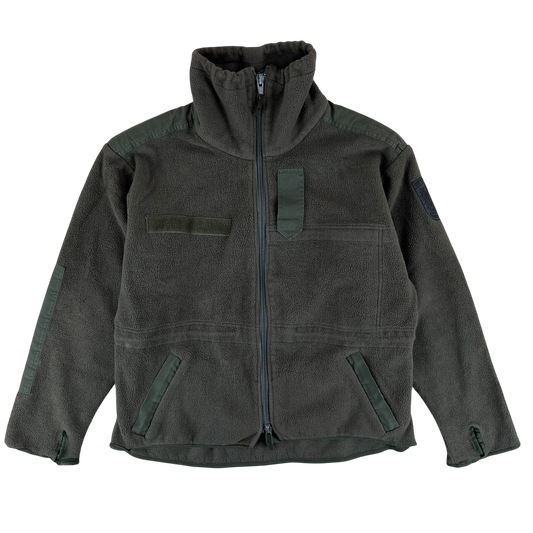 Austrian Army Olive Fleece Cardigan - Large 104-108 I-II