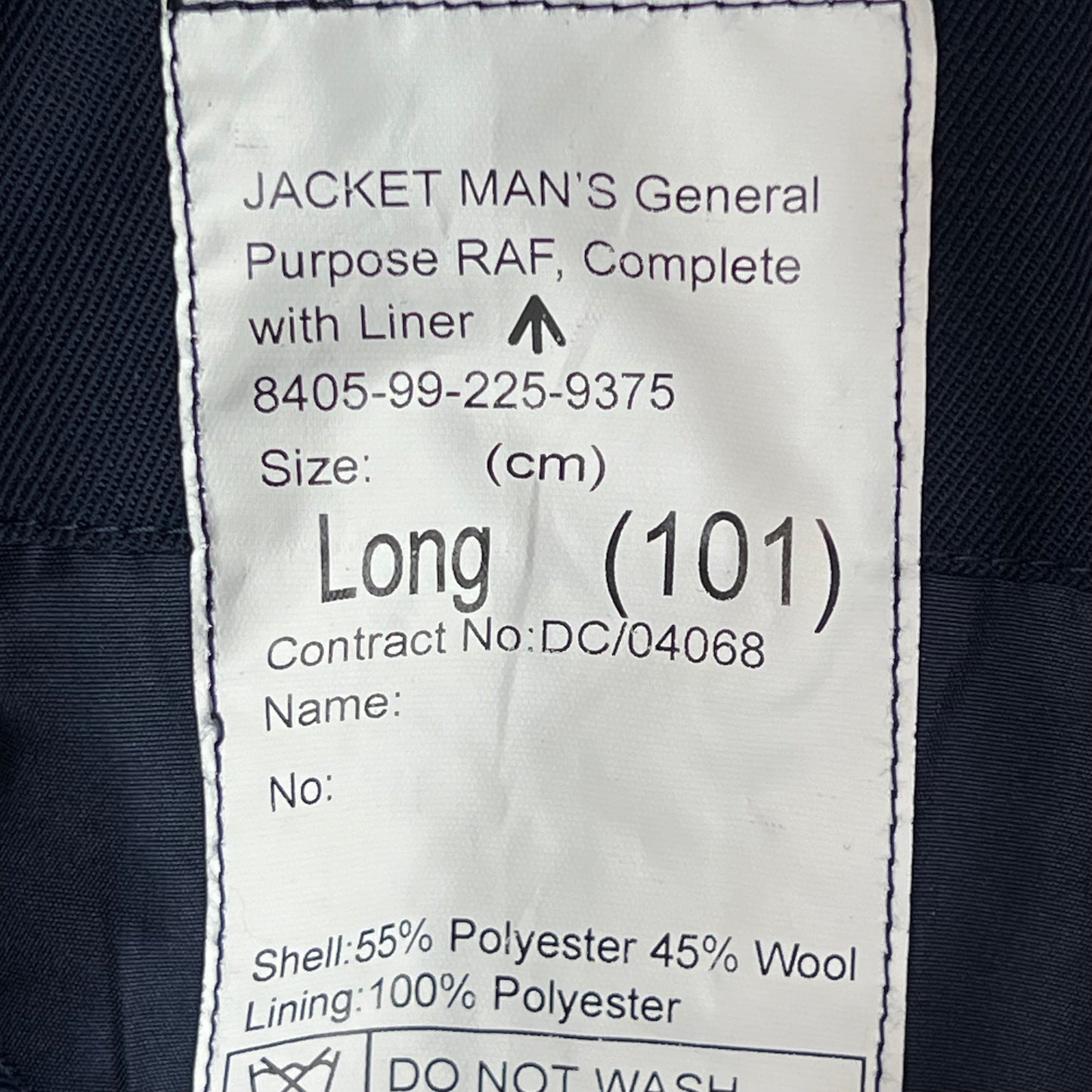 British RAF GP Bomber Jacket - Medium 101L