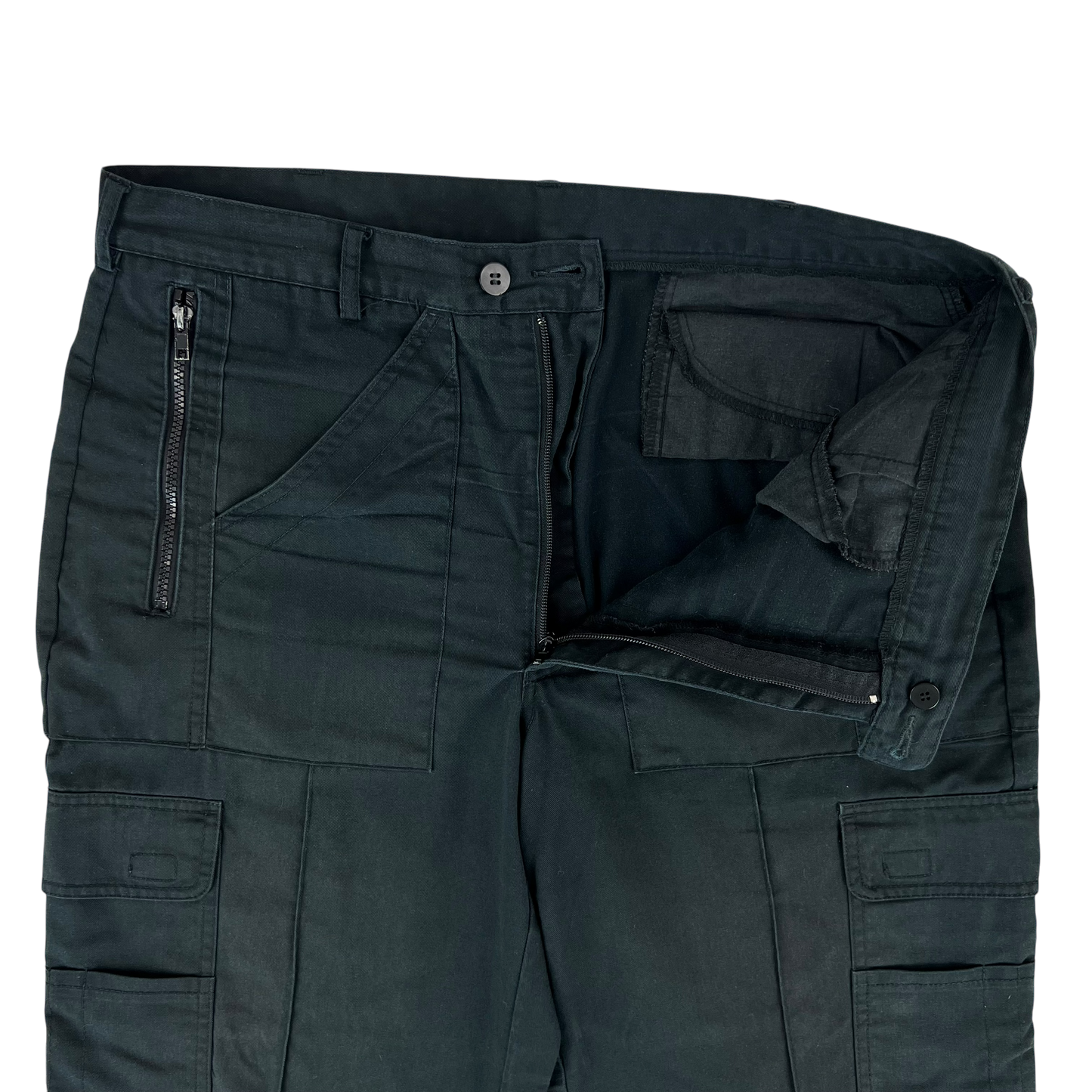 British Police MoD Black Utility Trousers - W38 L31