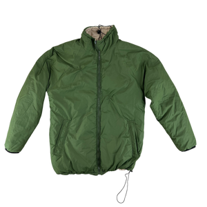 British Army Reversible Thermal Olive Green / Tan Quilted Jacket - Medium