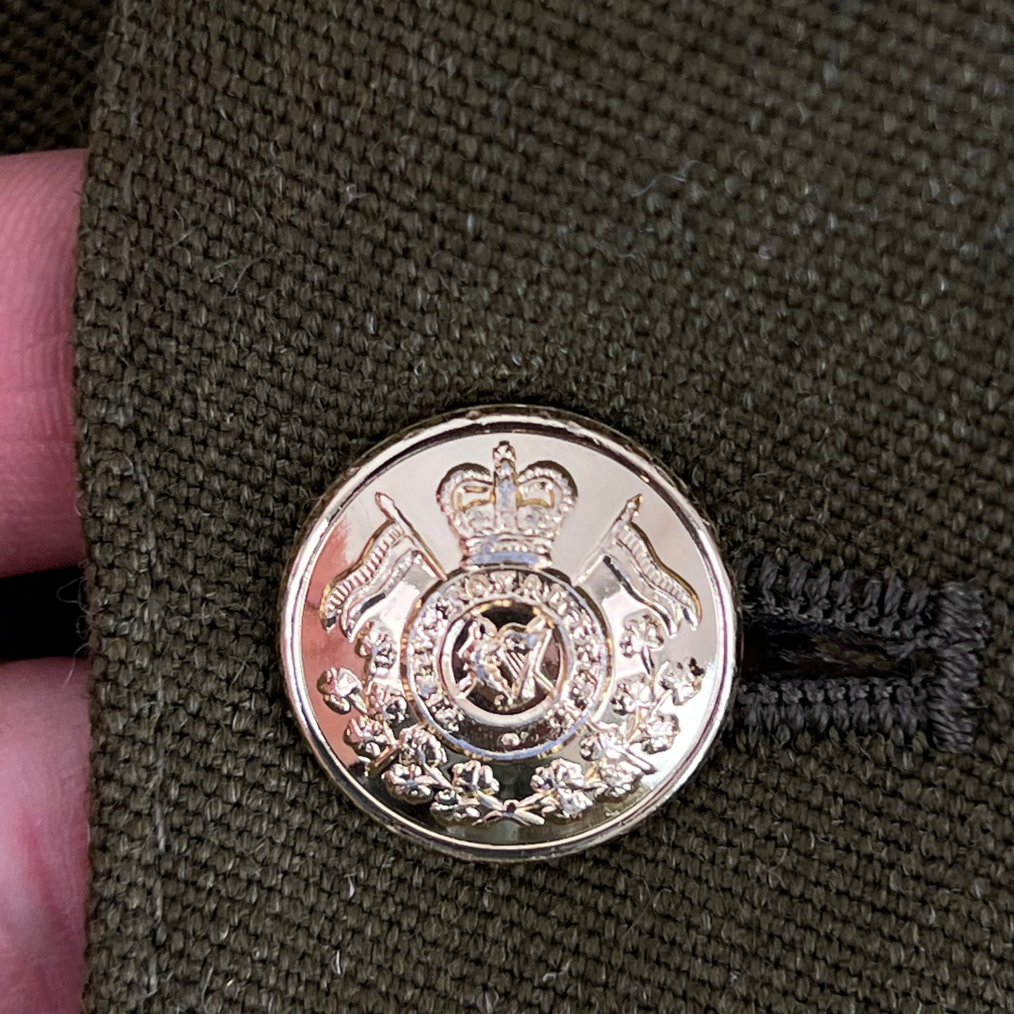 British Army 1980 Pattern No. 2 Olive Green Dress Jacket - 16th/5th Royal Lancers - Medium 176/104