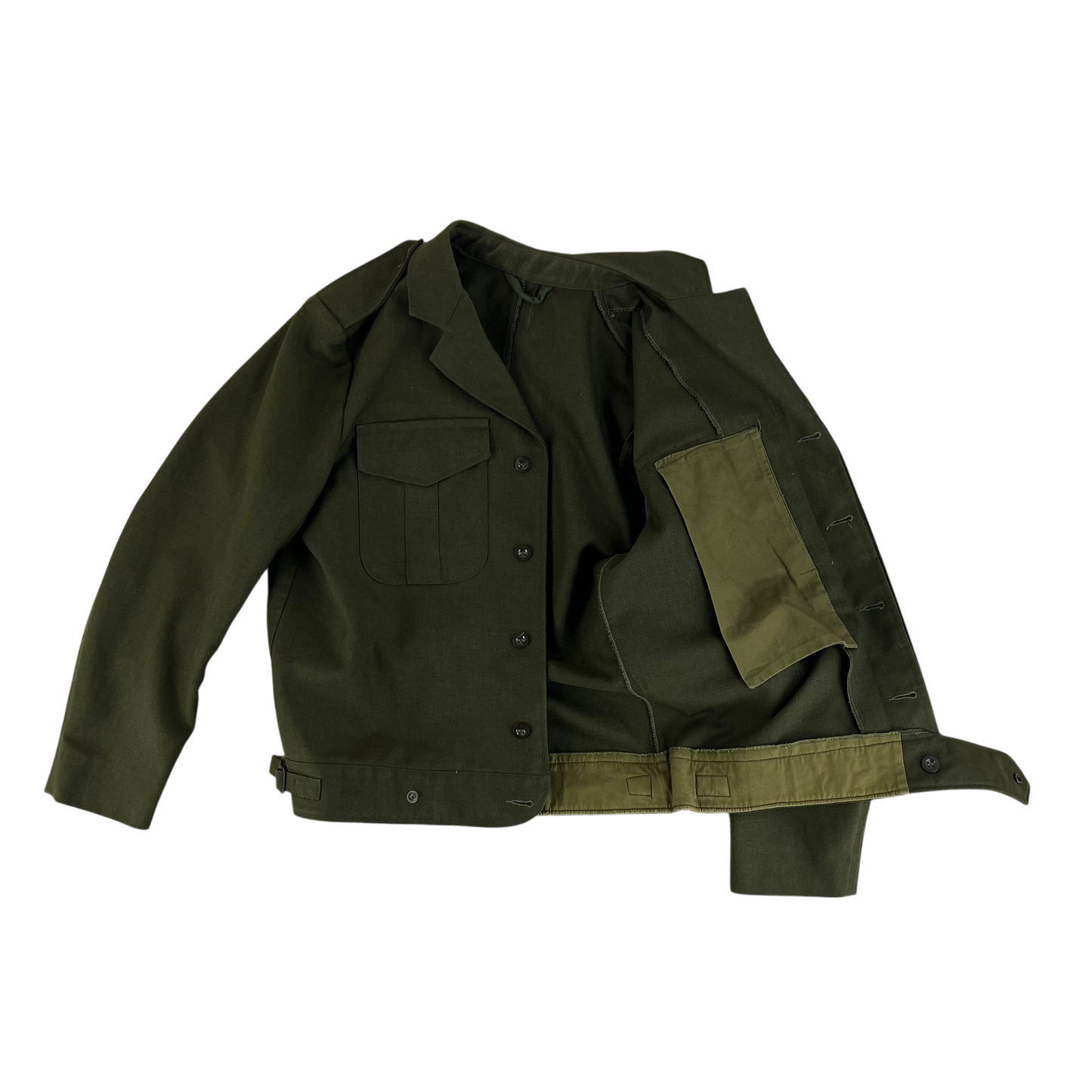 Israeli Army / Israel Defense Force 70s Green Battledress Ike Jacket - Medium