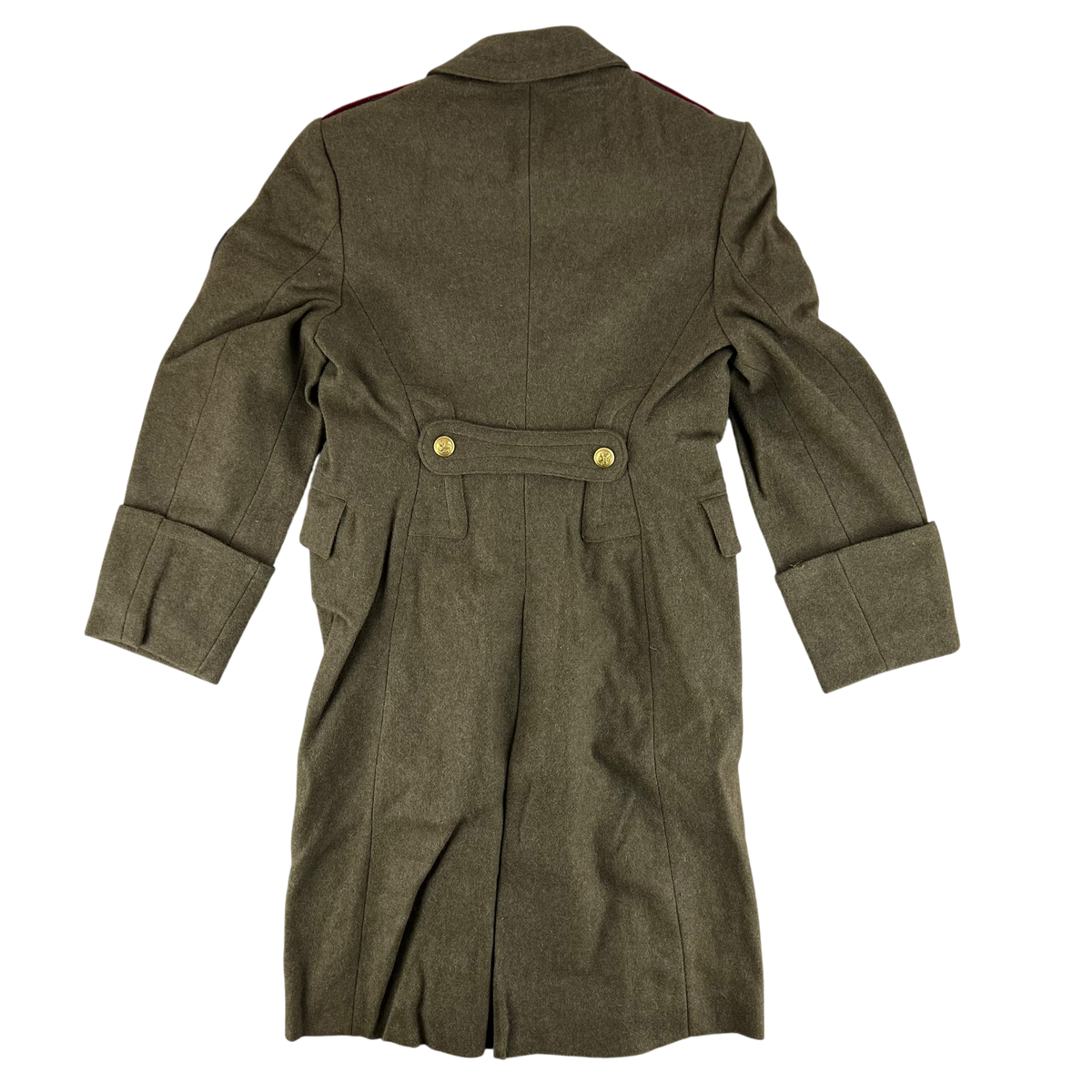 Bulgarian Army Khaki Wool Greatcoat - Small