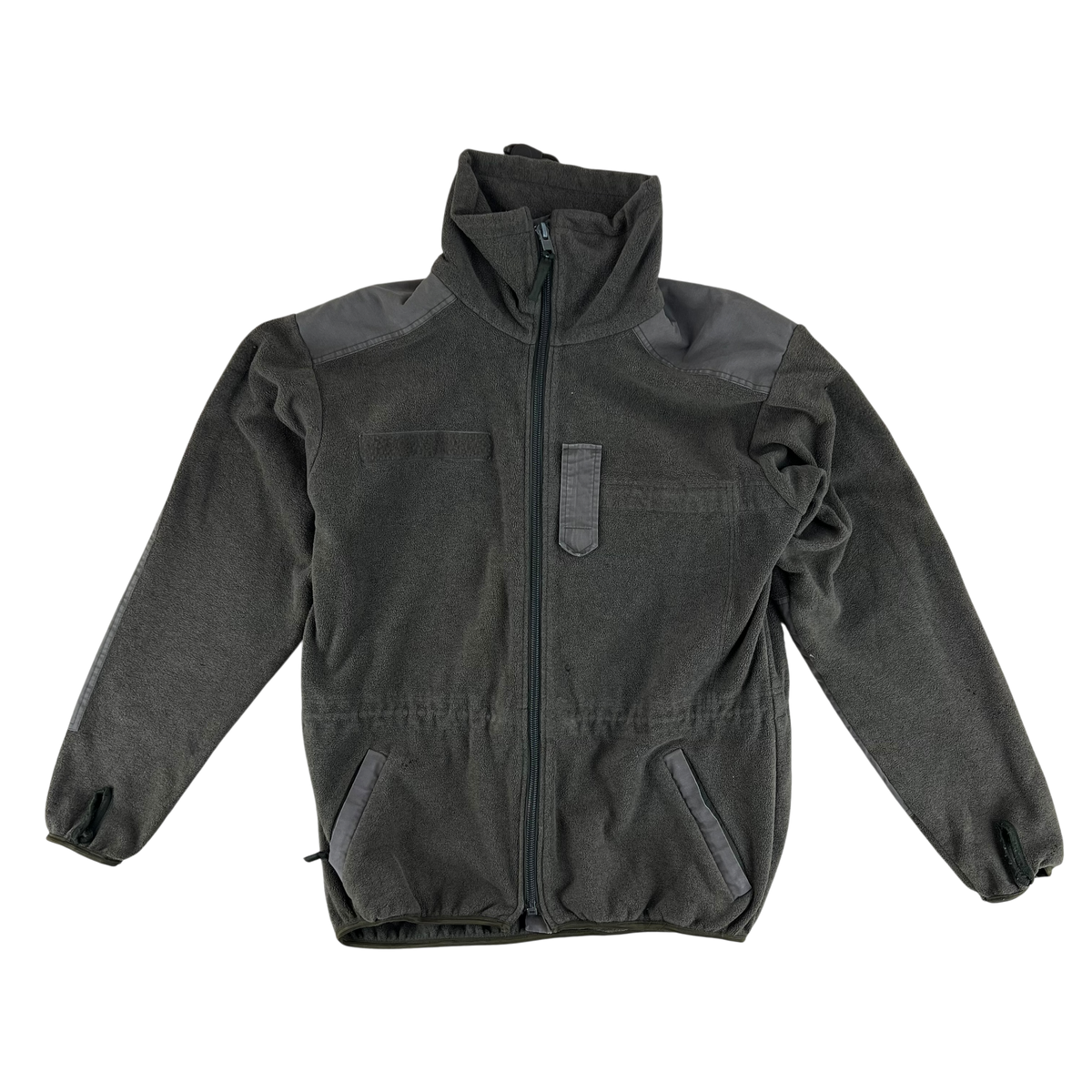 Austrian Army Olive Fleece Cardigan - Large 104-108 V/VI