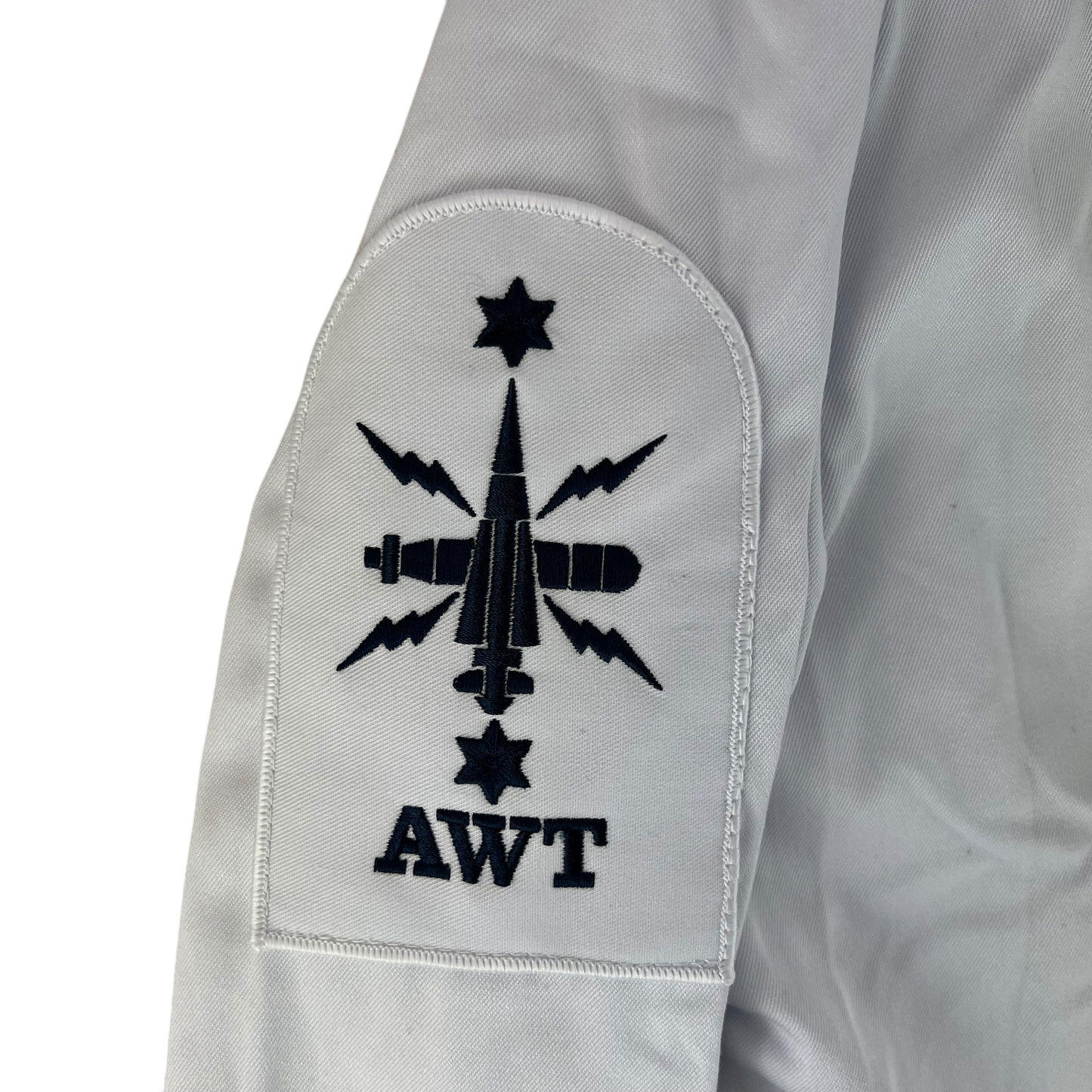 British Royal Navy Class II White Jumper Sailor's Top - Medium 188/100