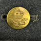 British RAF WW2 40's Officer's Blue Grey Wool Greatcoat w/ Belt - Medium Size 6
