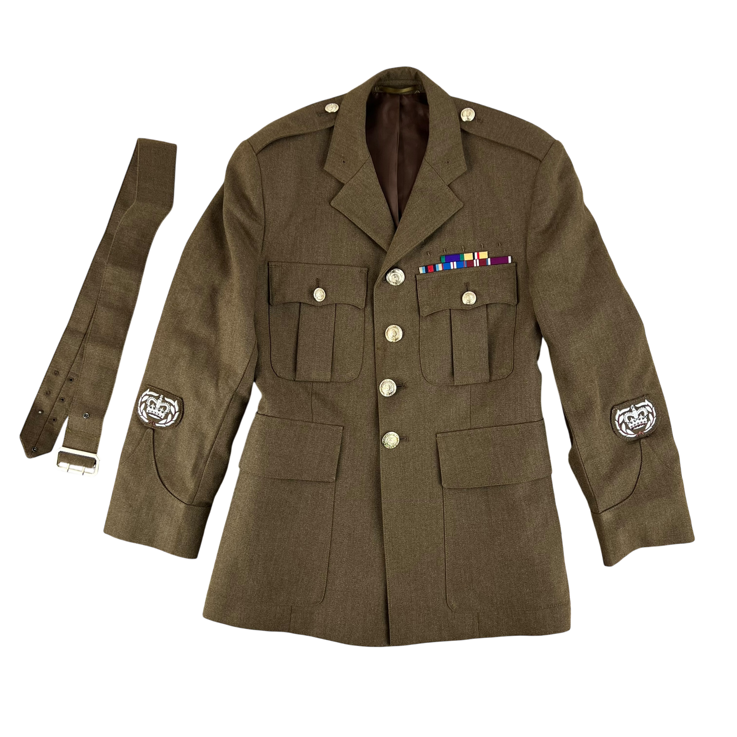 British Army No.2 FAD Dress Jacket w/ Belt - RLC - Medium 164/100