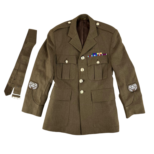 British Army No.2 FAD Dress Jacket w/ Belt - RLC - Medium 164/100