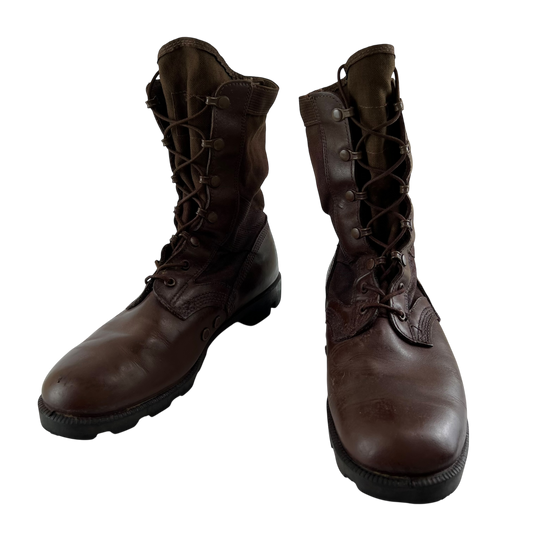 British Army WP Brown Jungle Combat Boots - Size 8M