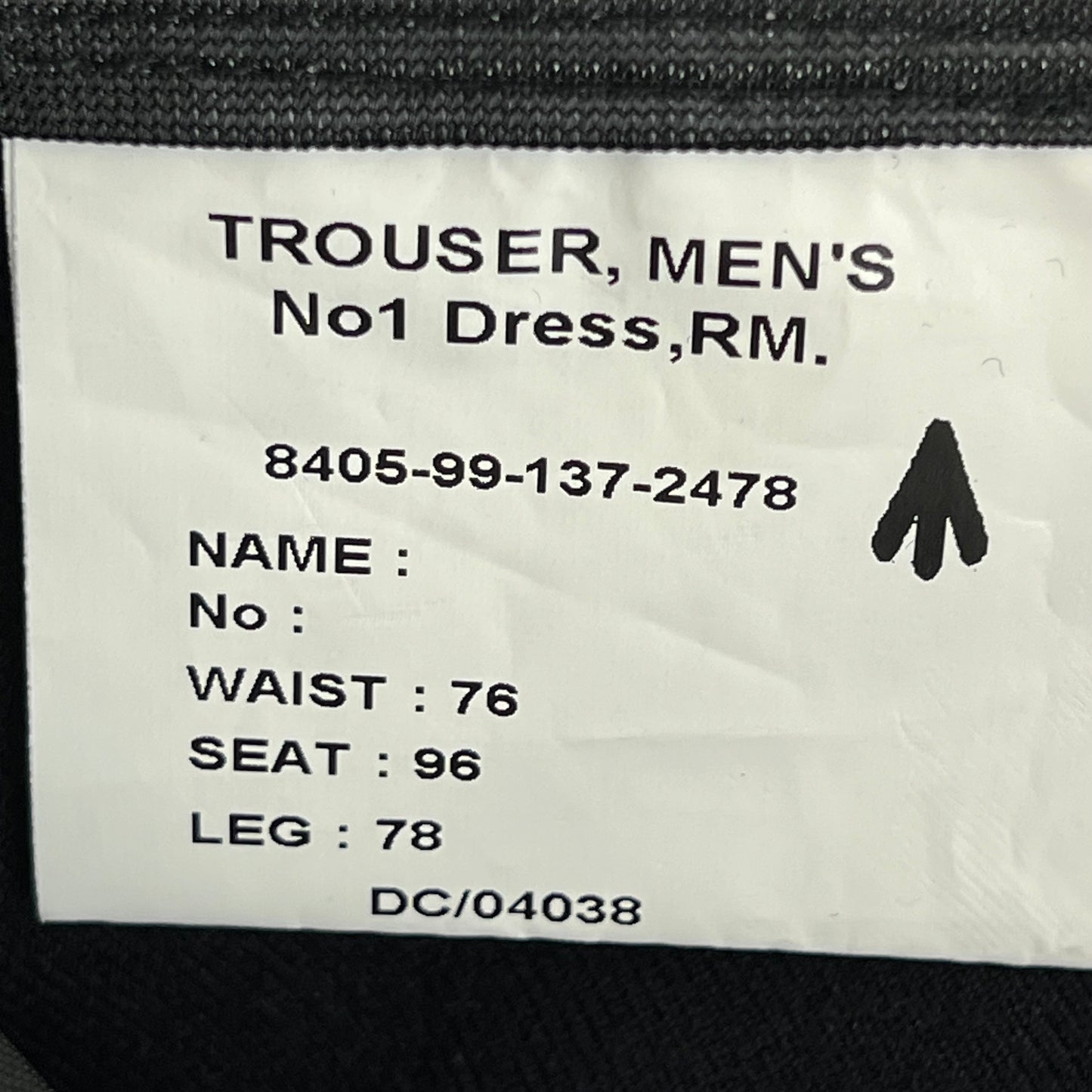 British Royal Marines No1 Blues Dress Trousers - W29 L31