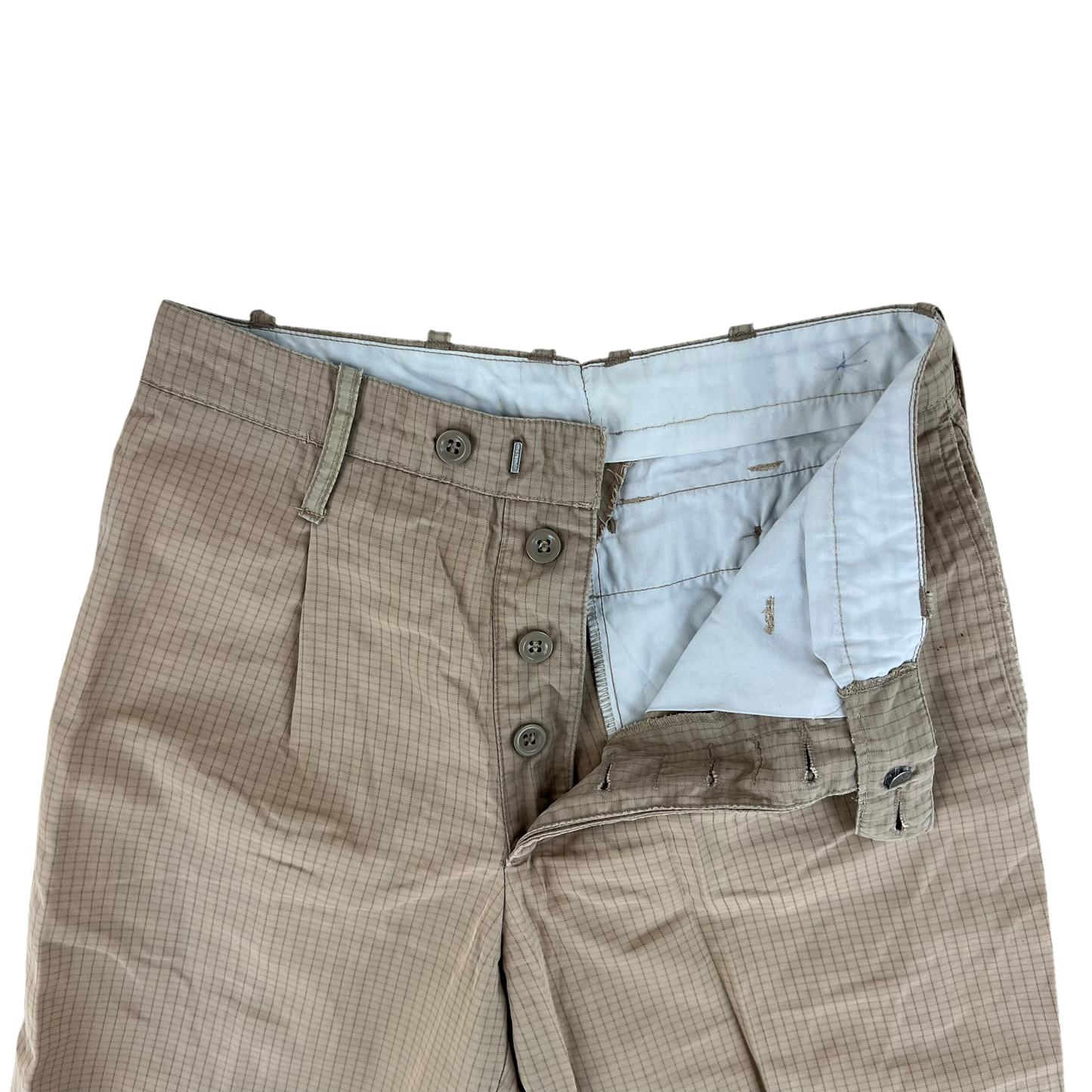 Romanian Army Tan Ripstop Trousers - W28 L29