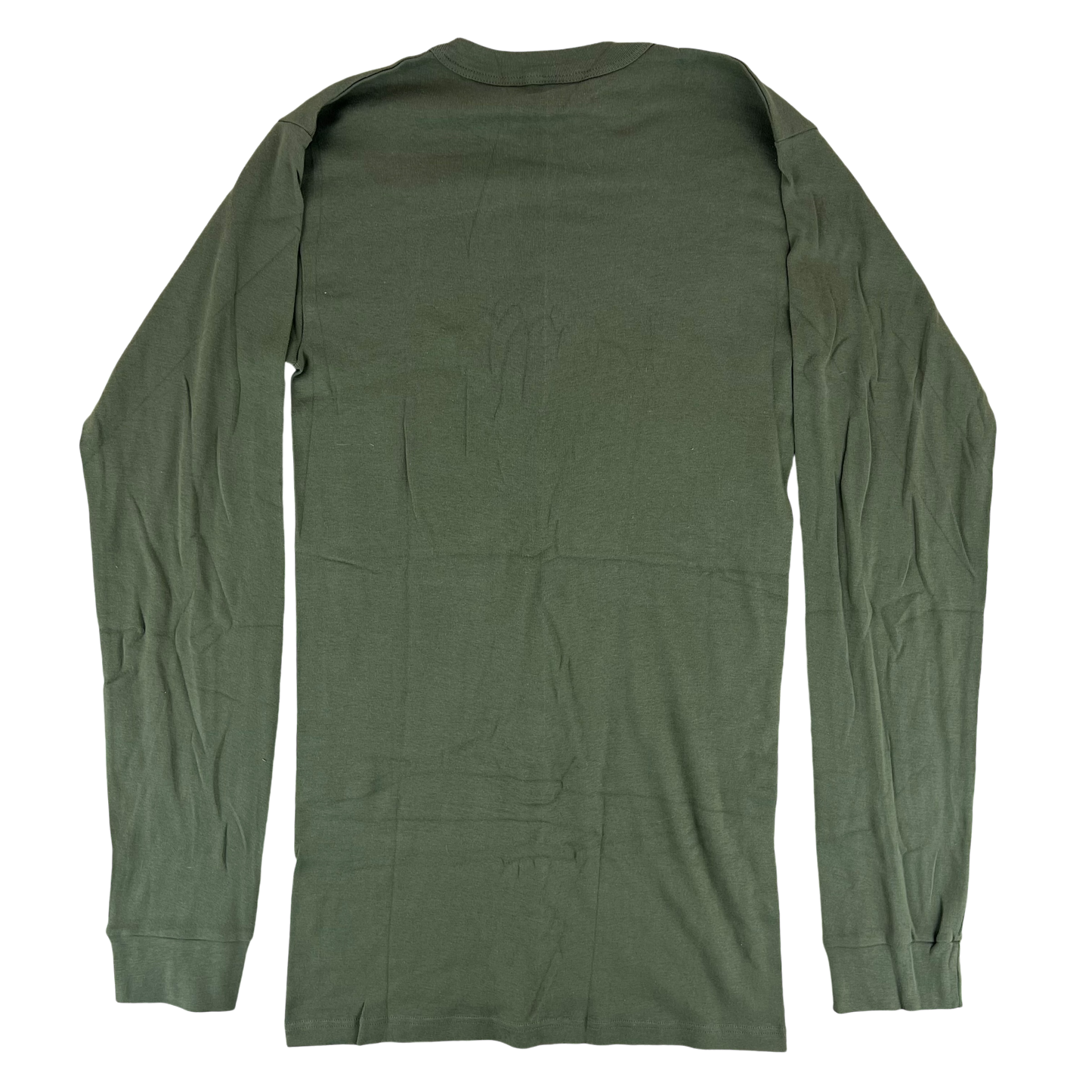 Dutch Army Thermal Olive Green Long Sleeve T Shirt - Small