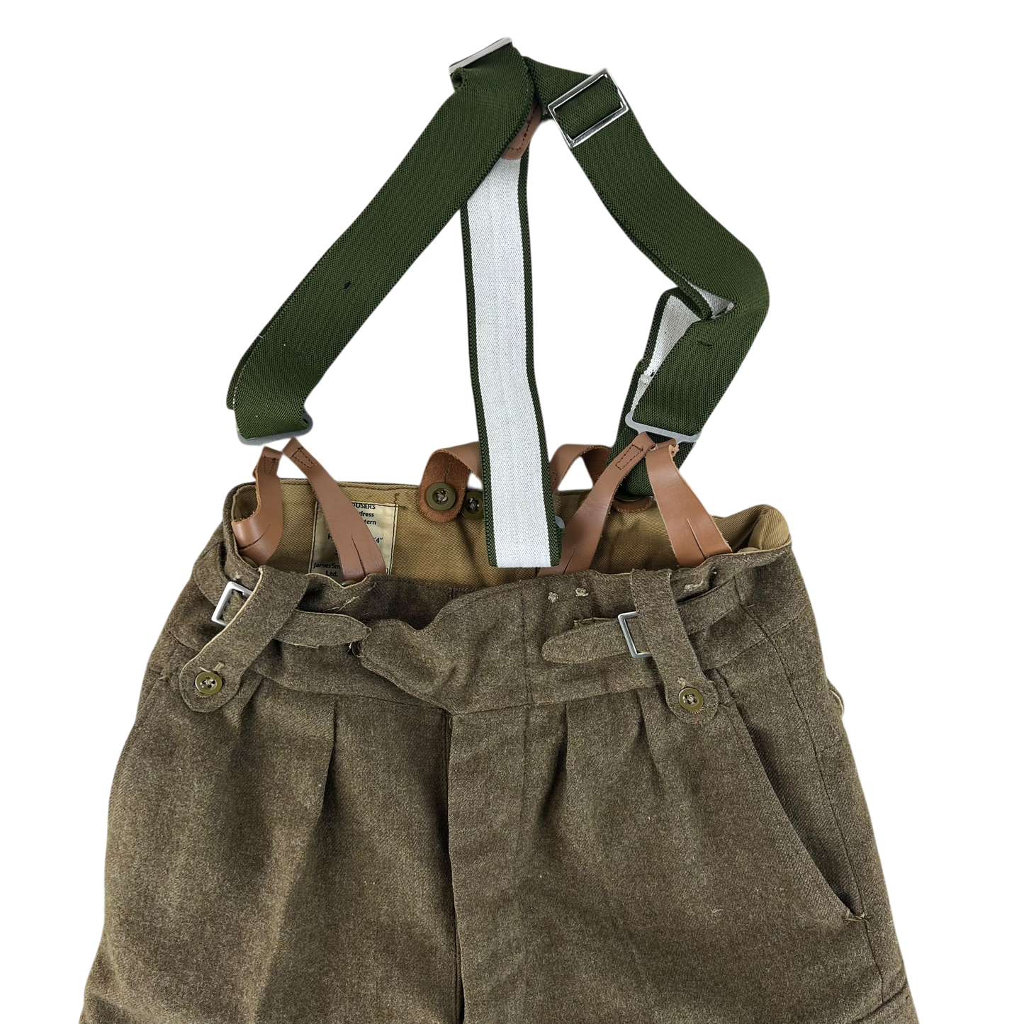 British Army 60s 1949 Pattern Khaki Battledress Trousers - W30 L29