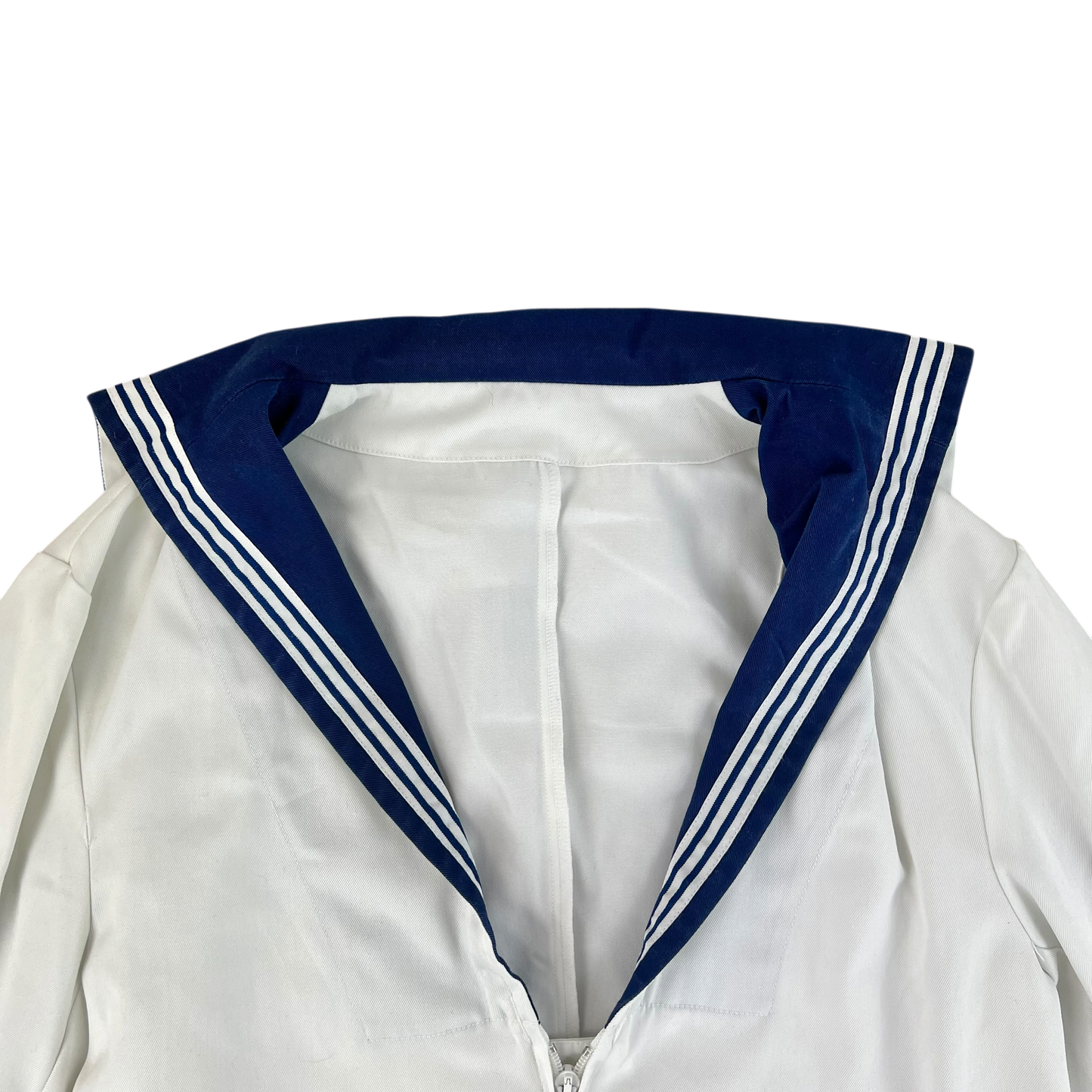 British Royal Navy Class II White Jumper Sailor's Top - Large 178/112