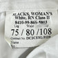 British Royal Navy Women's White Class II Flared Trousers - W30 L29