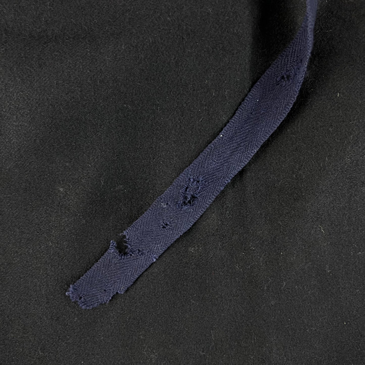 British Royal Navy 40s Class II Black Jumper Sailor's Top - Small