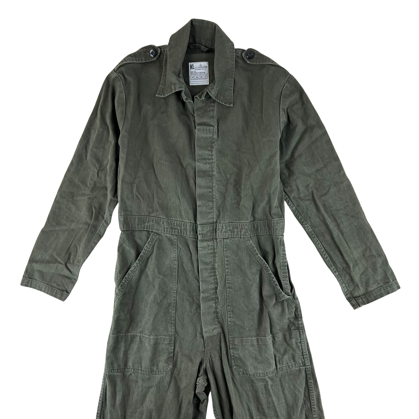 Dutch Army Olive Drab Coveralls - Large