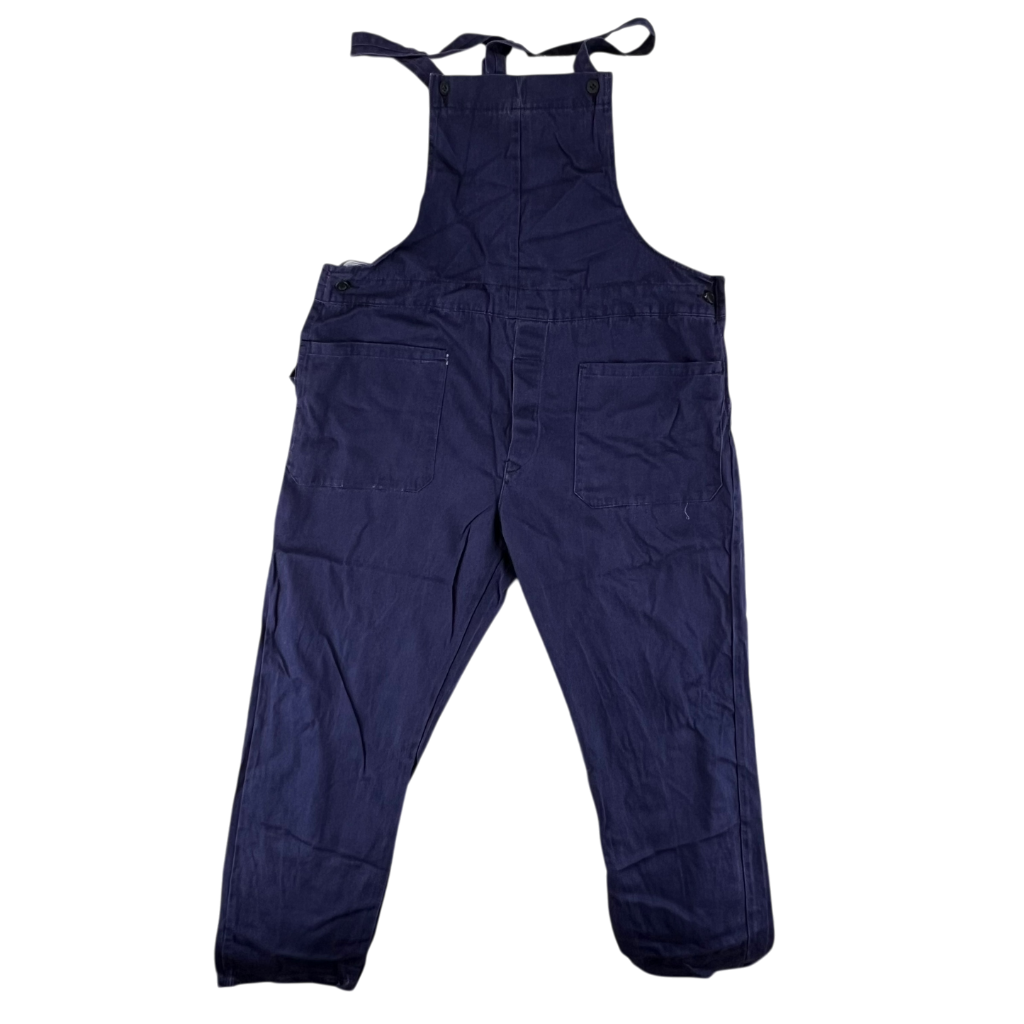 British Royal Navy 50s Salopettes Bibbed Dungarees - W42 L31.5