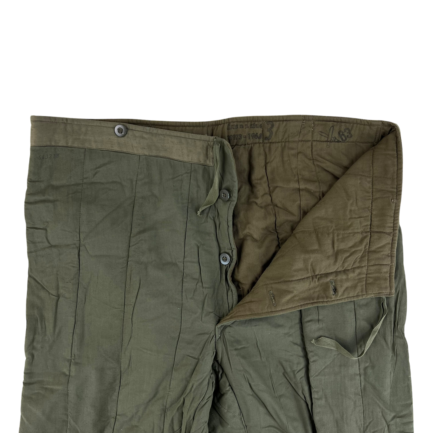 Czechoslovak Army M60 & Vz. 63 Cold Weather Thermal Trouser Liner - W41 L32.5