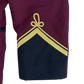 British Army Musician's Burgundy Performance Jacket - Large