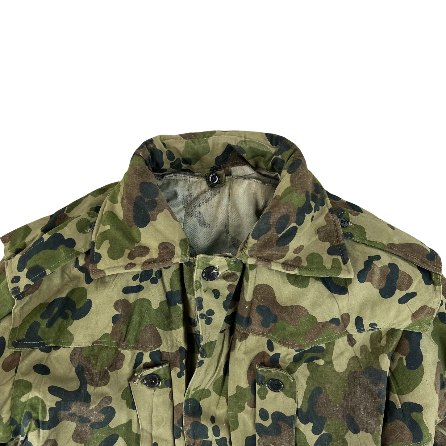 Romanian Army M1994 Fleck Camouflage Parka w/ Thermal Liner - Large