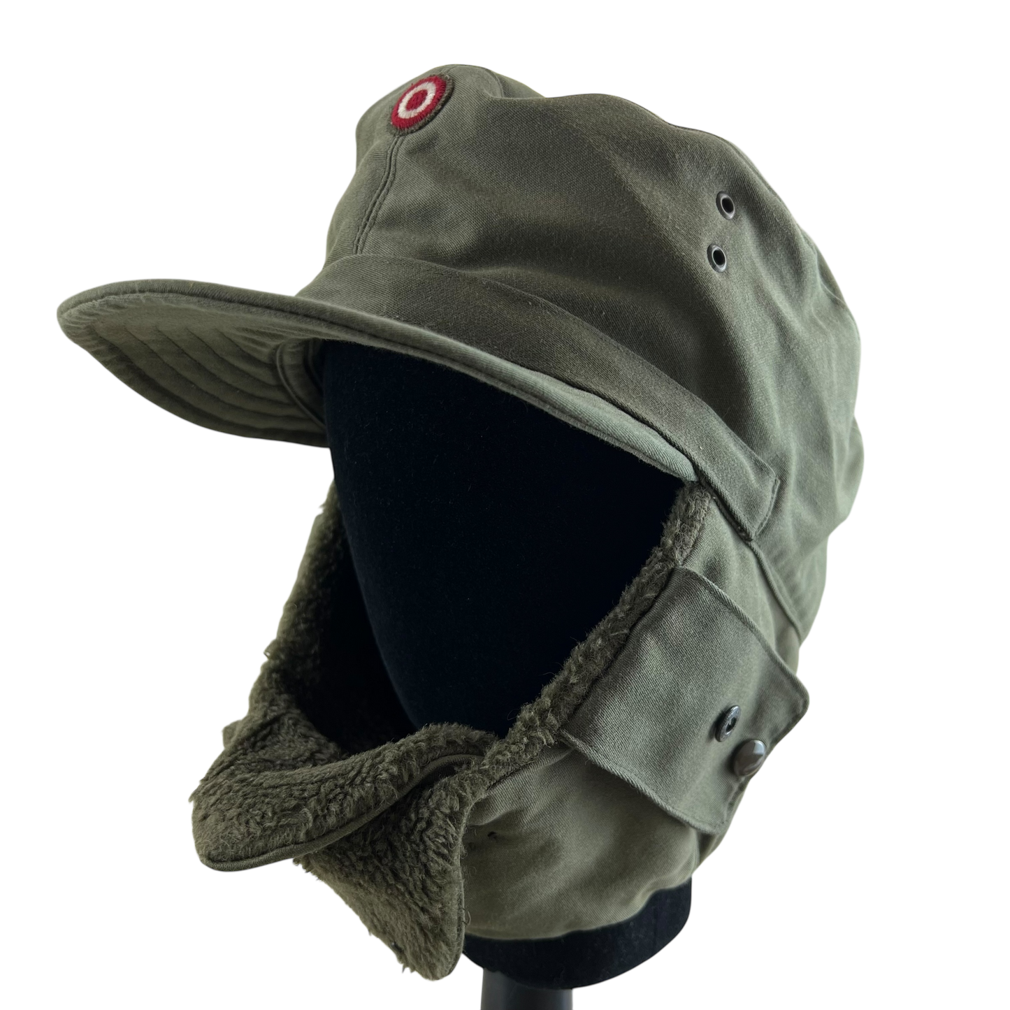 Austrian Army Olive Drab Cold Weather Trapper Cap - Medium 58cm