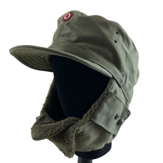 Austrian Army Olive Drab Cold Weather Trapper Cap - Medium 58cm
