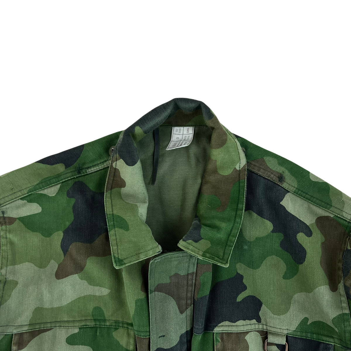 Serbian Army M93 Oak Leaf Camouflage Field Jacket - Medium
