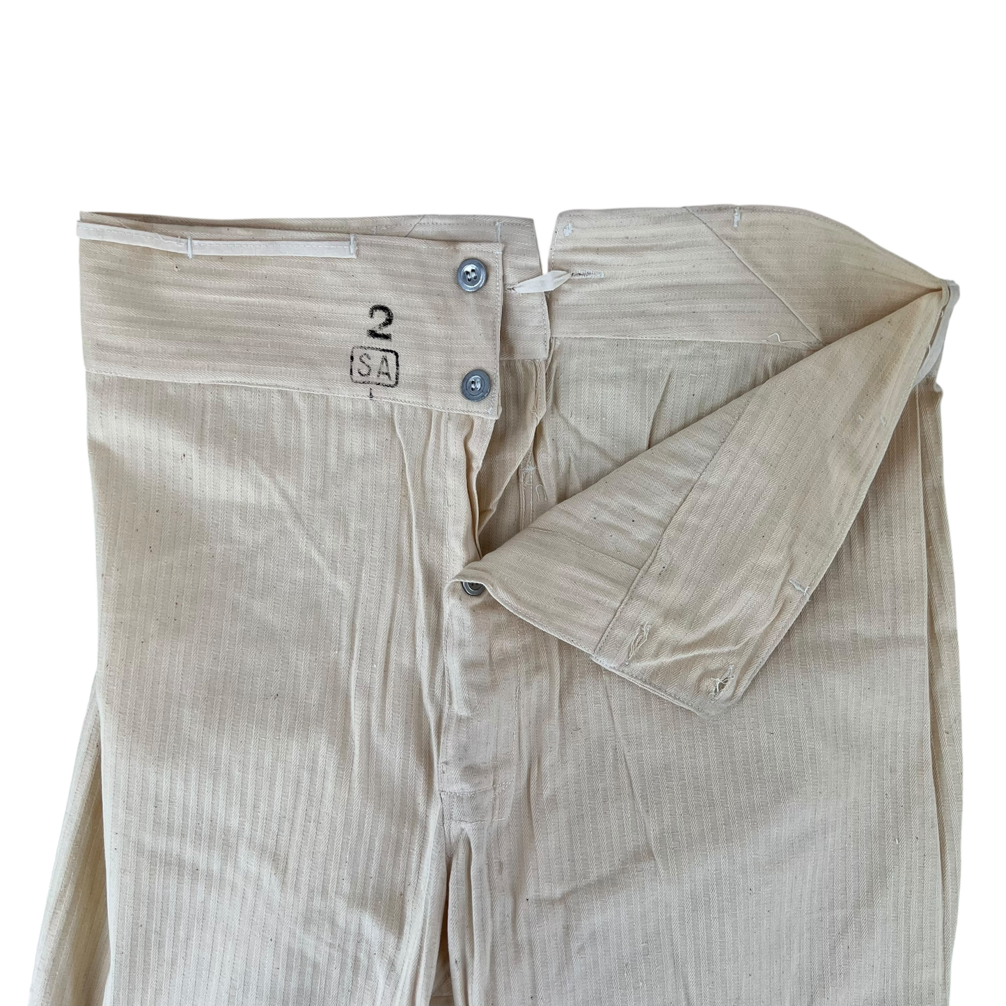 Finnish Army WW2 Medical Pyjama Bottoms - W36 L29