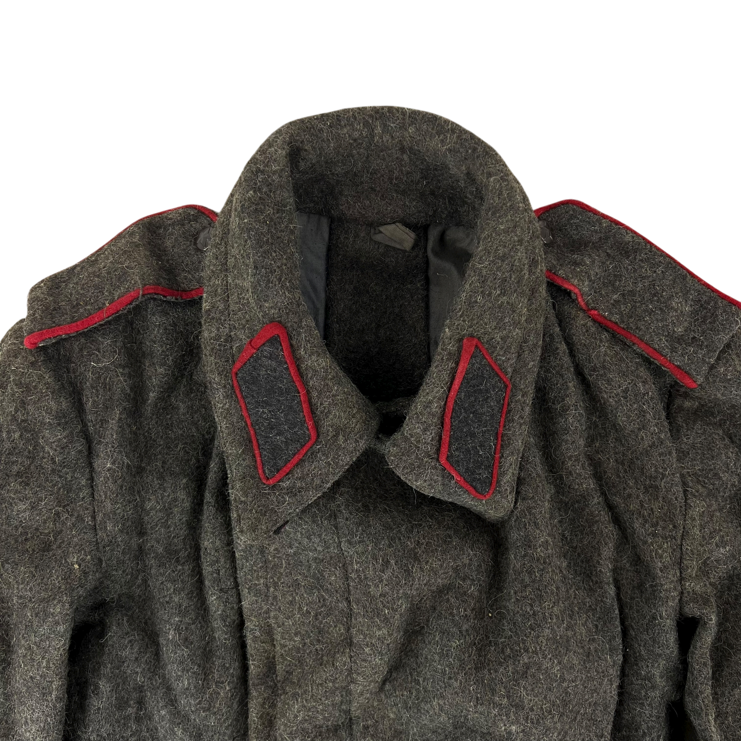 Bulgarian People's Army 50s Grey Wool Greatcoat - Medium