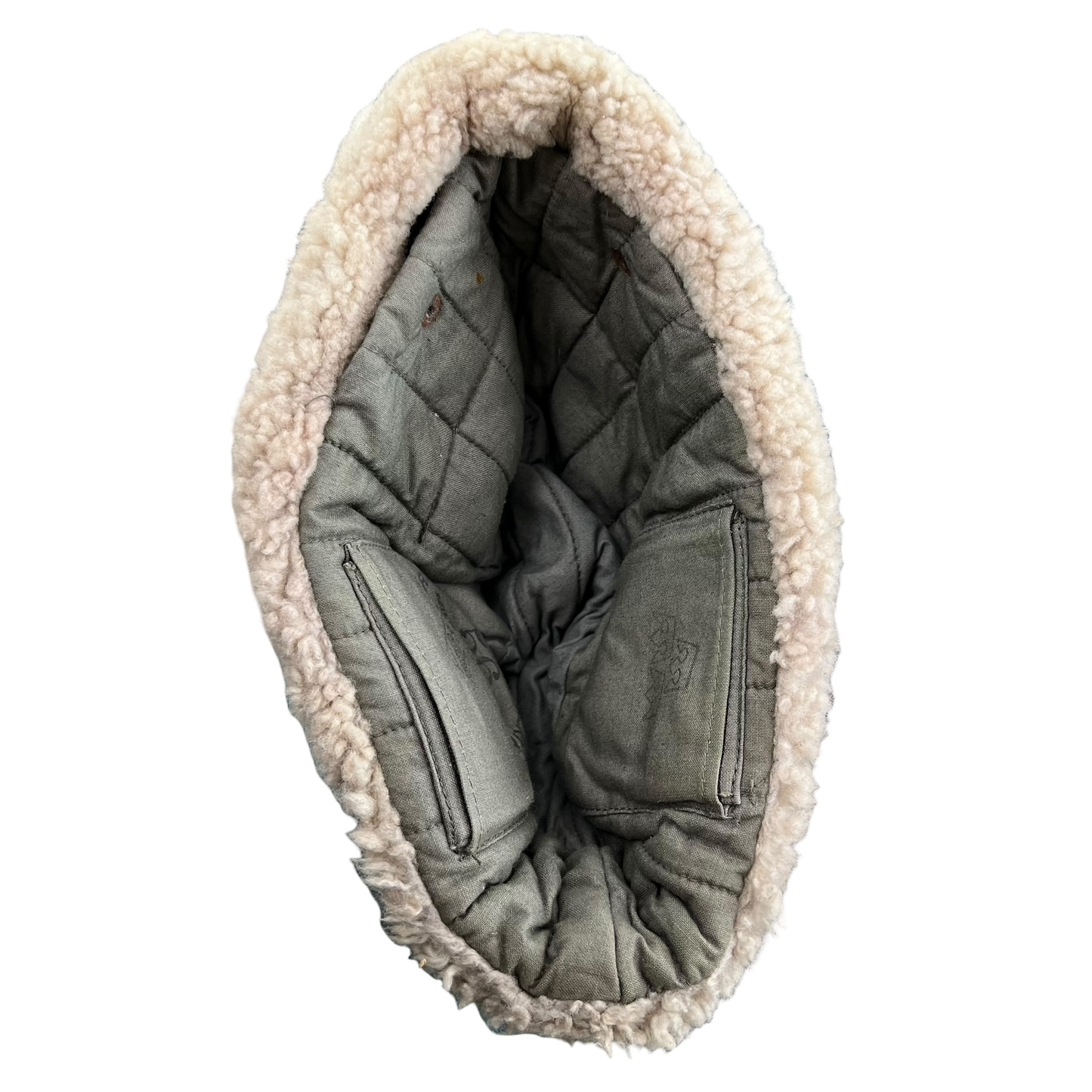 Swedish Army WW2 M43 Wool Ushanka Cap - Small 56cm