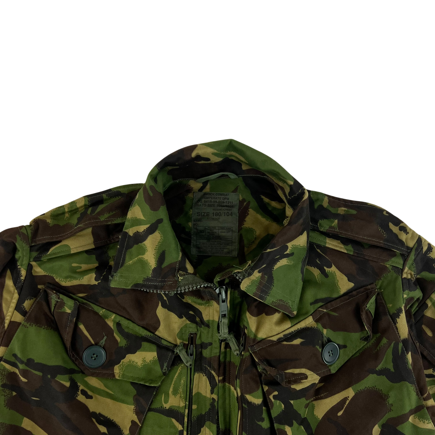British Army 84 Pattern Woodland DPM Camo Combat Smock - Large 180/104