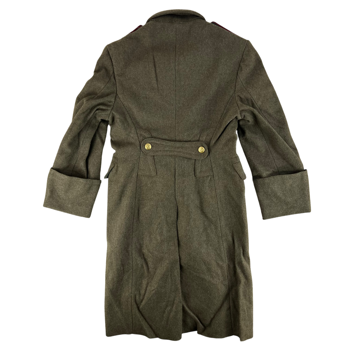Bulgarian Army Khaki Wool Greatcoat - Medium