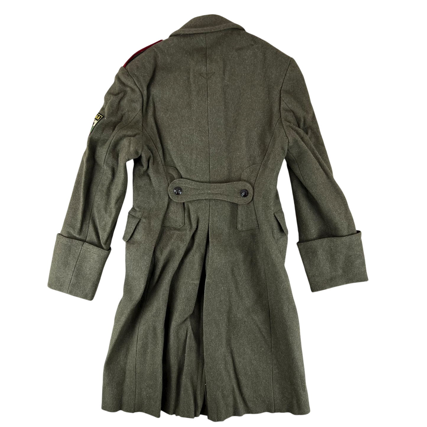 Bulgarian People's Army Khaki Wool Greatcoat - Small