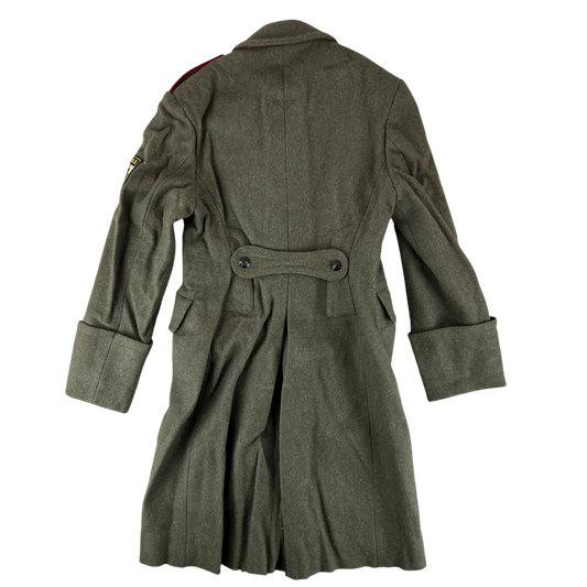 Bulgarian People's Army Khaki Wool Greatcoat - Small
