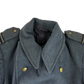 British RAF WW2 40's Officer's Blue Grey Wool Greatcoat w/ Belt - Medium Size 6