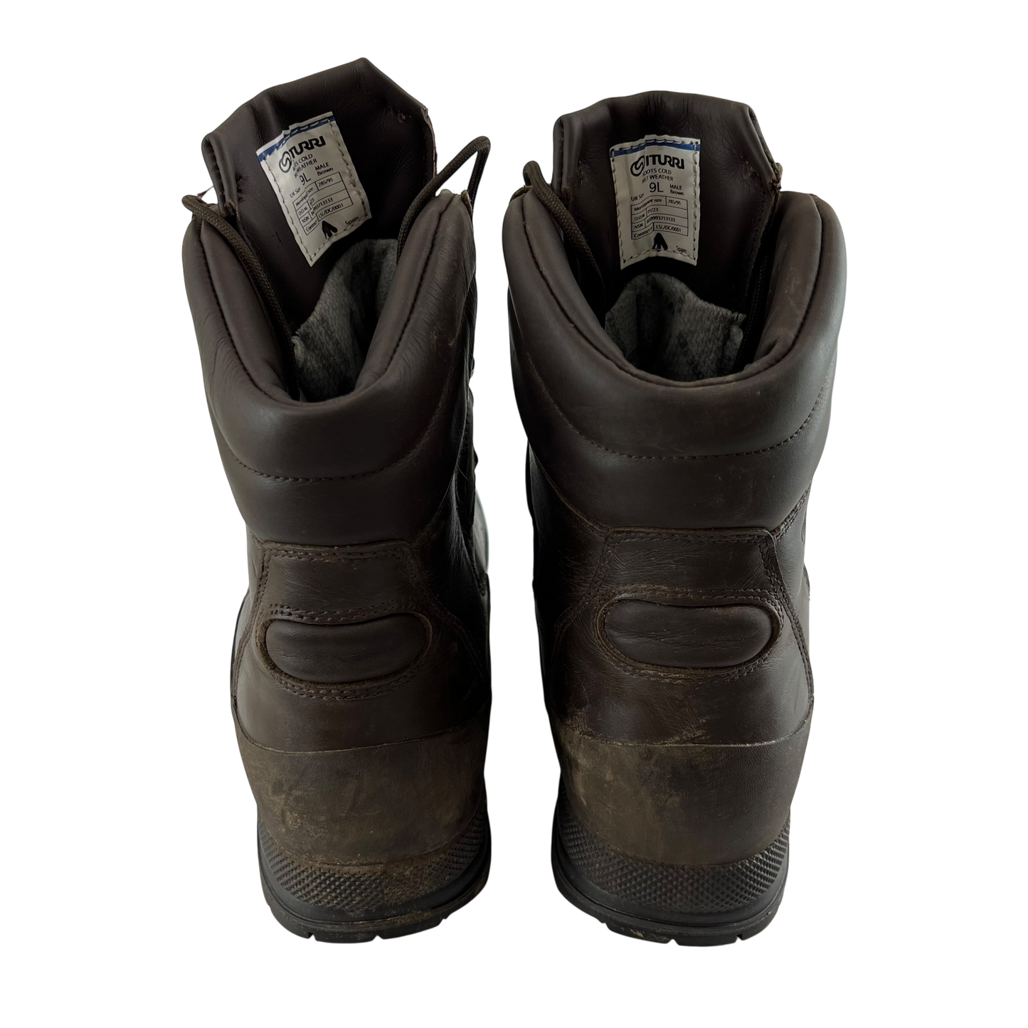 British Army Iturri Brown Cold Wet Weather Combat Boots - Size 9L