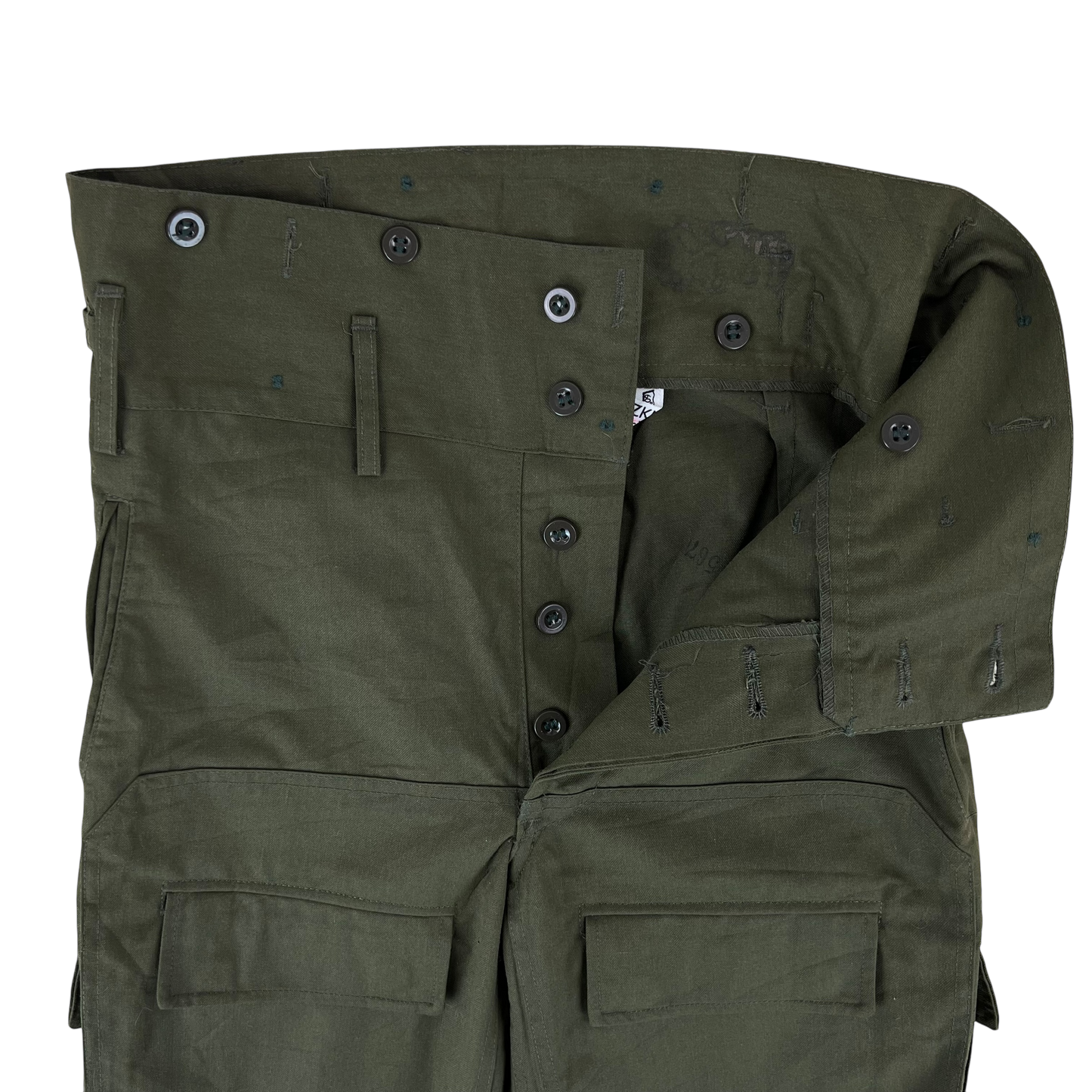 Czechoslovak Army M85 Olive Green Combat Trousers - W34 L29